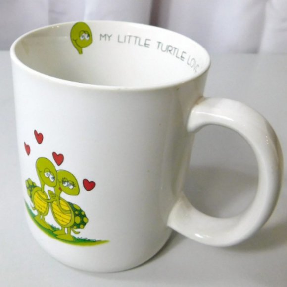 My Little Turtle Love Coffee Mug White Ceramic - Picture 4 of 7